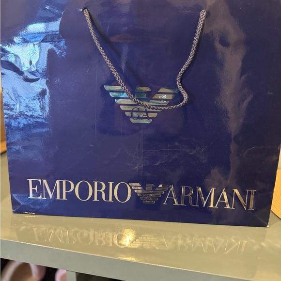 Emporio Armani Other - Emporio Armani Navy Gift Bag